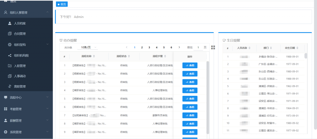 人事管理系统